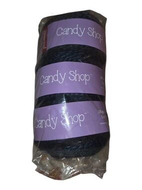 Premier Candy Shop Yarn Twix Lot of 3 Black Blue Teal 260 Yds Discontinued